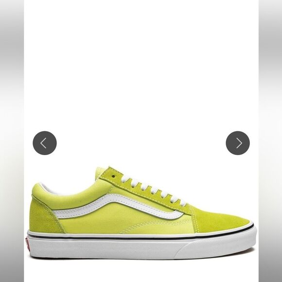 Vans Yellow and White Sneakers Skate-Style #20 - Picture 1 of 11